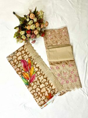 Premium Cotton Pakistani Inspired Bin Hameed three piece