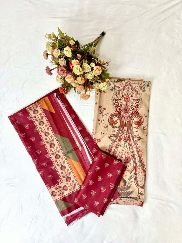 Pakistani Inspired Pure cotton Bin Hameed Salwar Kameez