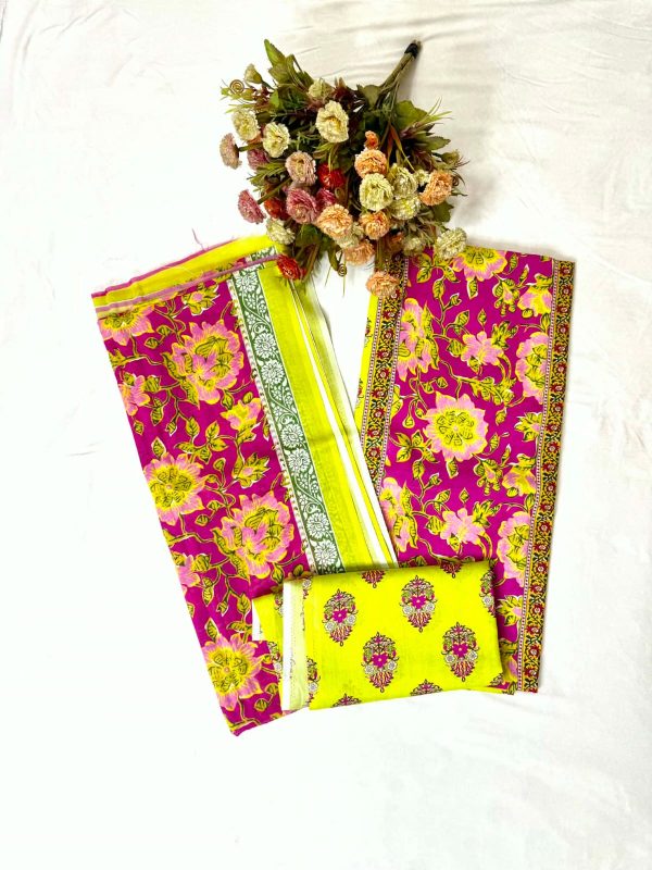 Pakistani Inspired Pure cotton Bin Hameed three piece