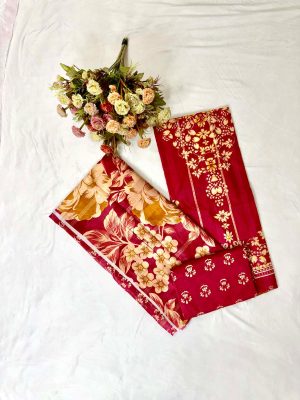 Pure khadi cotton khadi-c three piece