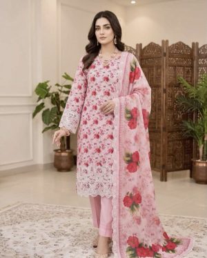 Pakistani Inspired Bin Saeed Salwar Kameez (Unstitched)