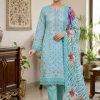 Pakistani Inspired three piece premium cotton (Unstitched)