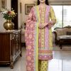 Pakistani Inspired Pure cotton Bin Hameed three piece (Unstitched)