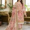 Khadi cotton three piece (Unstitched)