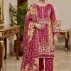 Pure khadi cotton khadi-c three piece (Unstitched)