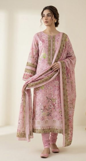 Pure cotton Salwar Kameez (Unstitched)