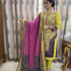 Pure cotton three piece (Unstitched)