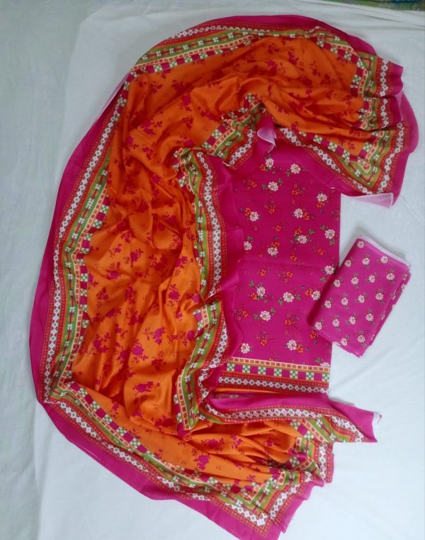 Bin Hameed Salwar Kameez Pure Cotton (Unstitched)